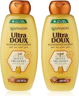 Garnier Ultra Doux Honey Treasures Shampoo, 400 ml, Pack of 2