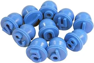 Anthony Peter Easy Grip 0-9 Number Stampers 10-Pieces, Blue