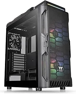 Thermaltake Level 20 Rs Motherboard Sync Argb Atx Mid Tower Gaming Computer Case With 2 200Mm 5V Rgb Fans + 140Mm Black Rear Fan Pre-Installed Ca-1P8-00M1Wn-00