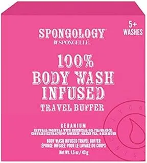 SPONGOLOGY TRAVEL BUFFER - GERANIUM 5+ يغسل