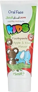 Oral Face Kids Apple and Kiwi Flavor Toothpaste