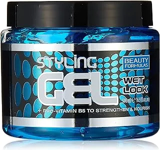 Beauty Formulas Wet Look Styling Gel, Blue