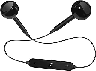 COOLBABY Wireless Bluetooth In-Ear Headphones Headphones, Deep Powerful Pure Bass Sound, 6 Hours of Battery, Hands-Free Call, 3-Button Remote with Mic XY021-2-SRK