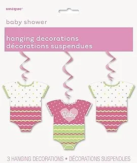 Unique Pink Polka Dot Hanging Decorations