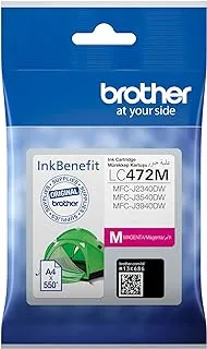 Brother Genuine LC472M Magenta Printer Ink Cartridge, Prints up to 550 pages