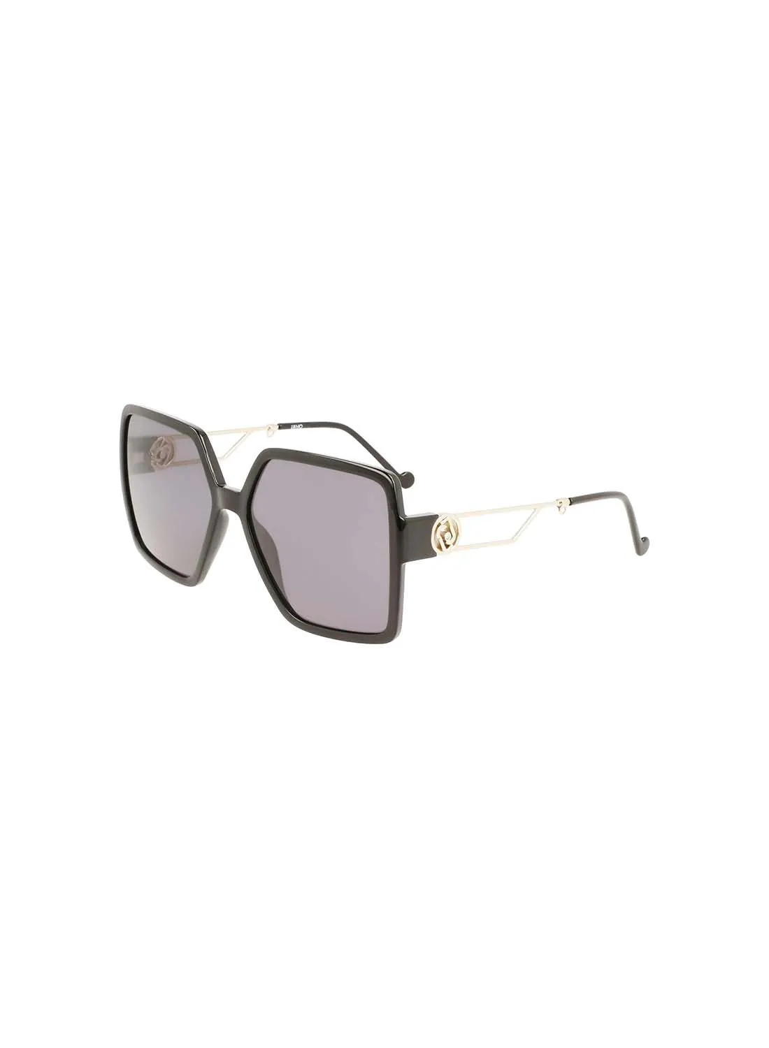 Liu Jo Full Rim Injected Modified Rectangle Sunglasses LJ763SRCH 5816 (001)