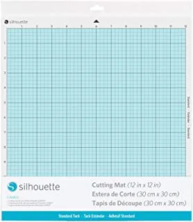 Silhouette America - CUT-MAT-12-3T-2PACK Cameo Cutting Mat، Standard Tack 2 Pack