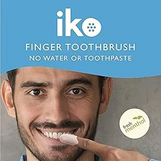 Iko Fluoro Finger Toothbrush - No Water, No Toothpaste, Use Up To 100 Times!