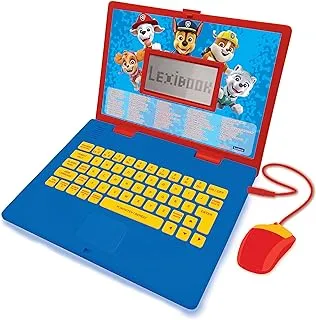 Lexibook Paw Patrol - Educational and Bilingual Laptop Slovenian/English - Toy for Child Kid (Boys & Girls) 124 Activities, Learn Play Games and Music - Red/Blue JC598PAi18