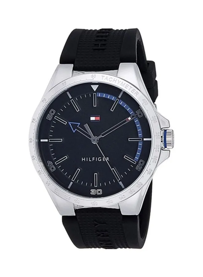 TOMMY HILFIGER Men's Silicone Analog Wrist Watch 1791528