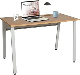 RIGID Modern Computer Desk,Sturdy Office Desk Large Writing Study Table for Home Office Computer Desk with Extra Strong Legs (Grey)