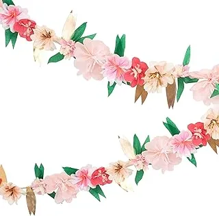 Meri Meri Rose Blossom Themed Party Garland