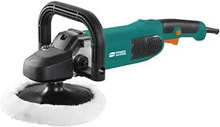 Sulfur Sulfar Power Action Machine Car Polisher 1580W 220V-240V, 50Hz, Wheel Diameter 180mm, No-Load Speed 500-3300/min with Spindle Lock (CP1580, Green)