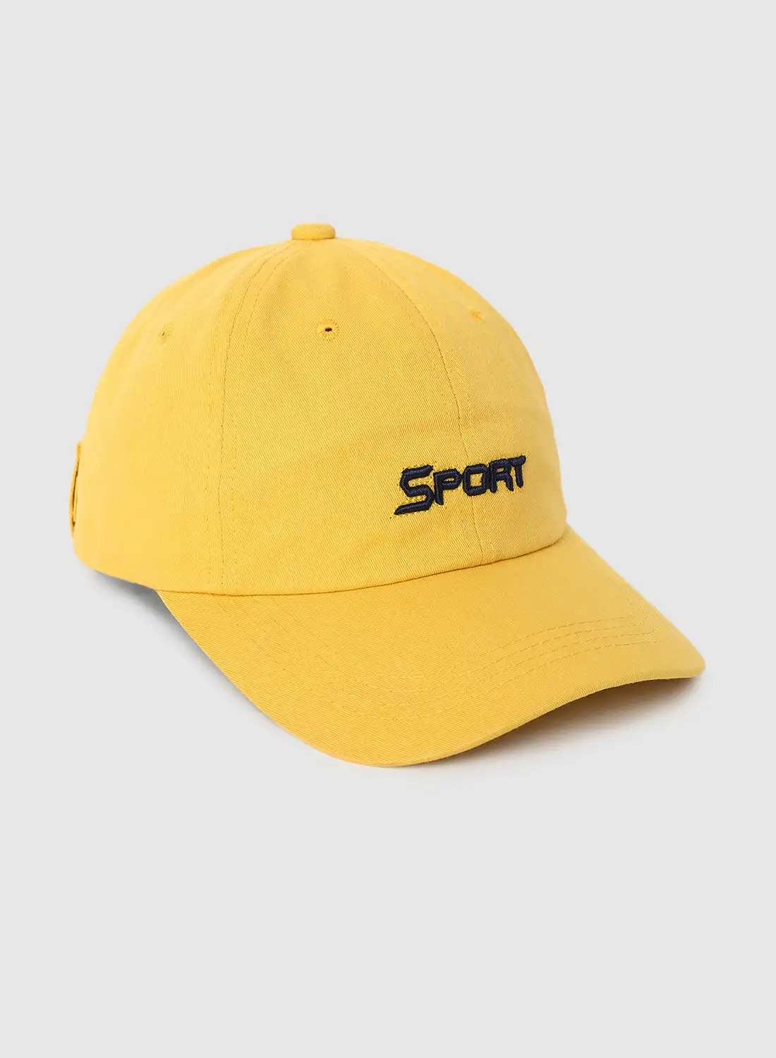 QUWA Sport Embroidered Cap Yellow