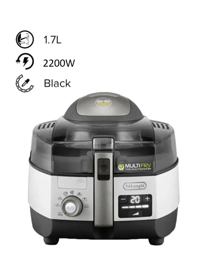 De'Longhi MultiFry Low-Oil Fryer 1.7 L 2200 W FH1396/1 Black