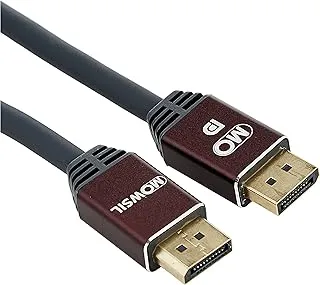 Mowsil 4K Display Port DP to Cable, 5 Meters Length, Wine Maroon