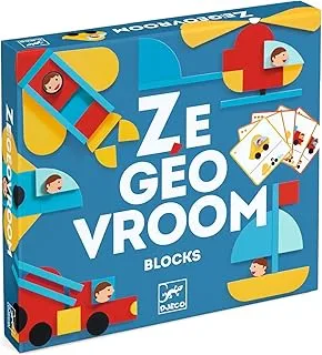 Djeco Ze Geo Vroum Construction Game