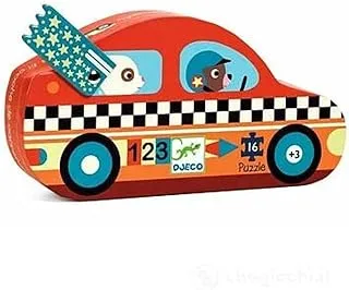 Djeco The Racing Car Silhouette Puzzle 16 Pieces