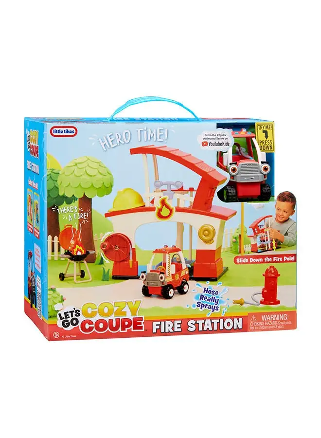 little tikes Let’s Go Cozy Coupe Fire Station