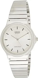 Casio Men's MQ-24D-7ECF Casual Classic Analog Display Quartz Silver Watch, Silver, Movement