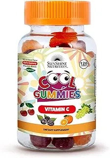 SUNSHINE NUTRITION Cool Gummies فيتامين سي ، 120 حبة