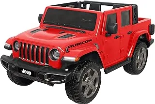 Baybee Licensed Rubicon Battery Operated Car Jeep for Kids, Ride on Kids Car with Music, USB & Light | Electric Kids Baby Big Car Battery Car for Kids to Drive 2 to 6 Years Boy Girl(Rubicon RED)