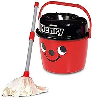 Casdon Henry Mop & Bucket | Branded Toy Cleaning Set For Children Aged 3+ Features Henry’s Cheeky Face Lots Of Fun!