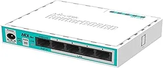 MikroTik RB750R2 Router hEX lite,White, Ethernet