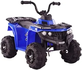 Dorsa 3201-Blue 6V Children'S Electric Mini Atv,4 Wheel Ride On Car,Music Early Education,Suspension,Led Lights,Treaded Tires,Engine Sounds For Child Blue