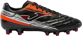 Joma 2241 Xpander Football Shoes for Men, Size 43, Black/Orange/Fluorescent