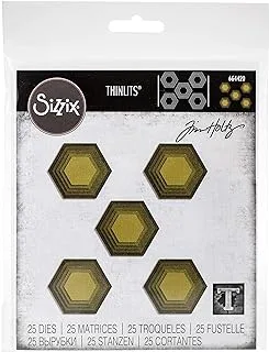 Sizzix THoltz Thinlits Die Stacked Tile Hex