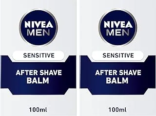 NIVEA MEN After Shave Balm, Sensitive Chamomile & Hamamelis, 2x100ml