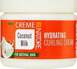 Creme of Nature Milk Hydrating Curling Cream, Coconut, 11.5 Oz