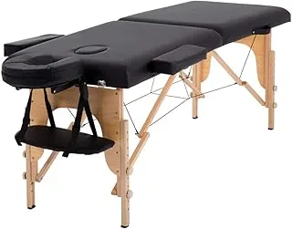 Massage Table Bed Spa 84 Inches Long Portable 2 Folding W/Carry Case Heigh Adjustable Salon Face Cradle