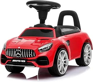 Baybee Licensed Benz Gt Push Ride on Kids Car, Ride on Baby Cars for Kids with Music & High Backrest | Kids Big Car Ride on Toys | Ride on Push Car for Kids to Drive 1 to 3 Years Boys Girls (Red)