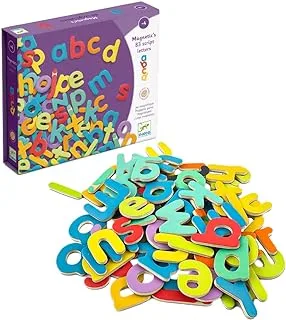 83 Wooden Magnetic Script Letters