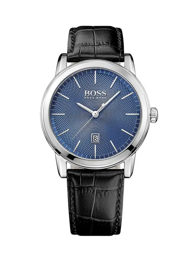 HUGO BOSS Leather Analog Wrist Watch 1513400