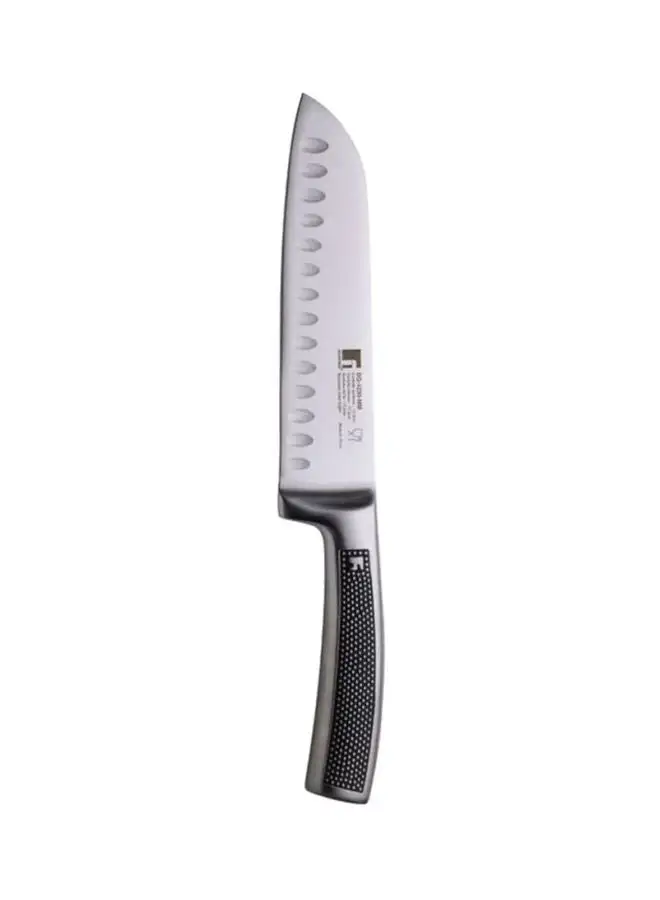 BERGNER Harley SS Santoku Knife Silver/Black 17.5cm