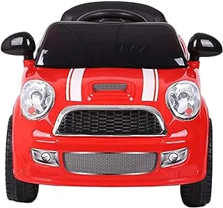 Megastar Ride on Petite Hatchback coopr Car, Red , L , 6088- R