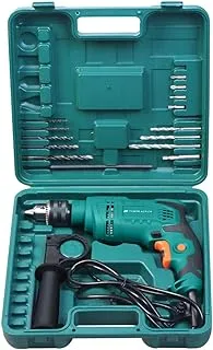 Sulfur Sulfar Power Action Power Action ID750-C Heavy Duty Tool Kit Wall Drilling Machine for Home use Impact Drill Machines/Hammer Drill 750W 220V, 50Hz, Chuck Size: 13mm, No-Load Speed 0-2800/min