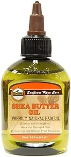 Difeel Shea Butter Oil Premium Natural زيت الشعر ، 2.5 أونصة