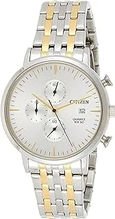 Citizen Casual Watch For Men Analog Stainless Steel - AN3614-54A, White