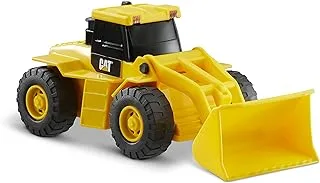 Funrise CAT Light & Sound Mini Power Crew 6 Inches Battery Operated - XL Front Loader, 82262, Yellow