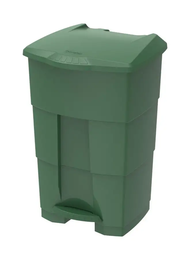 Cosmoplast Step On Waste Bin -H Green 45.0Liters