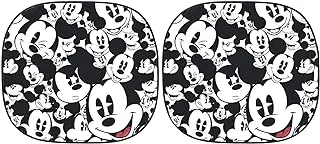 Plasticolor 003780R01 Disney Mickey Expressions Magic Spring Sunshade, 2 Piece