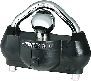 Trimax UMAX100 Premium Universal Dual Purpose Coupler Lock, Black