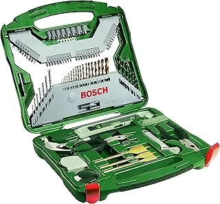 Bosch 2607019331 Titanium Drill and Screwdriver Set (Green and Black, 103-Piece)