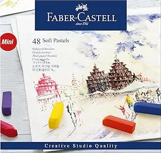 Faber-Castel FC128248 Creative Studio Soft Pastel Crayons (48 Pack), Assorted