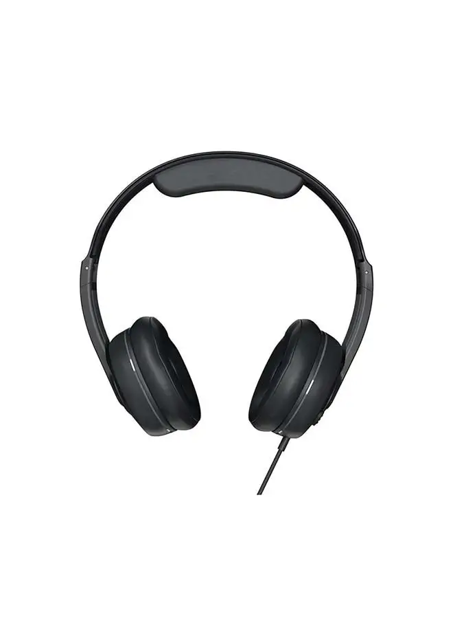 Skullcandy Cassette Junior Volume-Limiting Wired Over-Ear Headphone Black