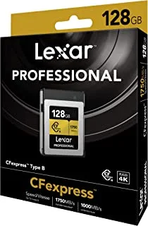 Lexar 128GB Professional Cfexpress Type-B card